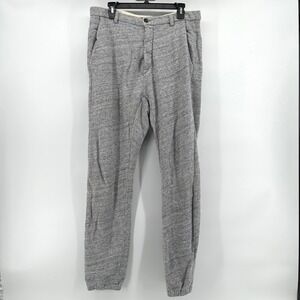 BARENA VENEZIA Mens Grey Sweatpants Joggers EU48 US32 Cotton Trousers Loungewear